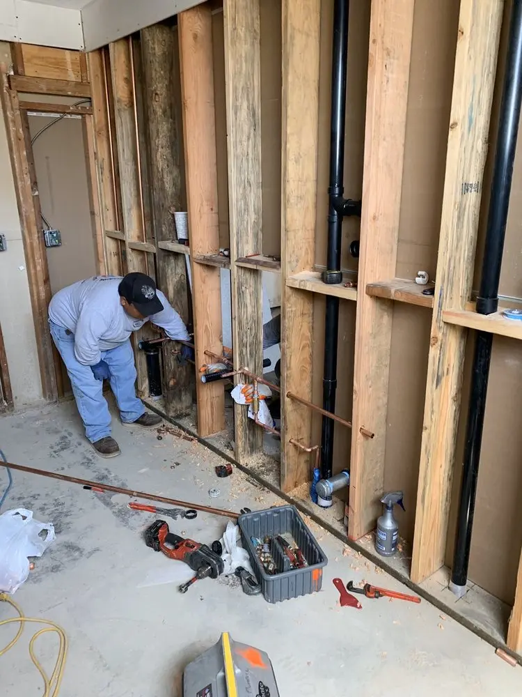 Commercial rough-in plumbing for Commercial Plumbing in Ephrata